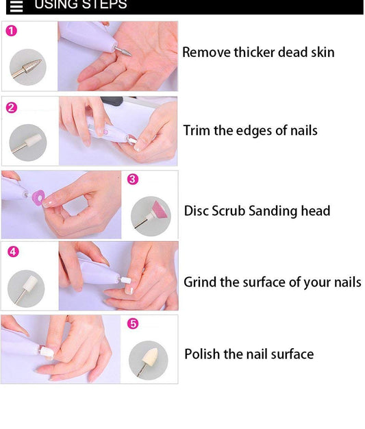 Electric Nails Decorator Salon Sharper