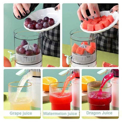 Shopfinity Rechargeable Automatic Citrus Press Juicer with USB Charging